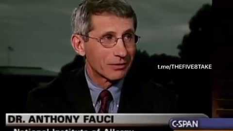 "How has no one in the media found this Anthony Fauci clip sooner? He actually makes sense."