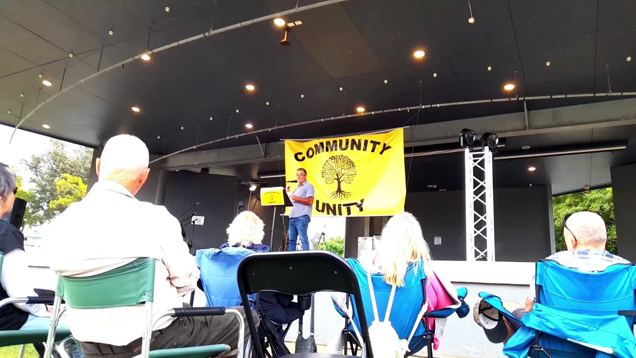 Dr Andrew McIntyre at Hoodys Heroes -Community Unity Day- Gympie 13.05.2023