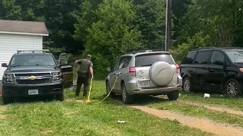 Black Bear Gets Trapped in SUV