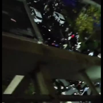 Protests erupt at a Foxconn factory in Zhengzhou, China.