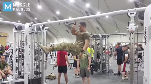 Strongest soldier in Army jym