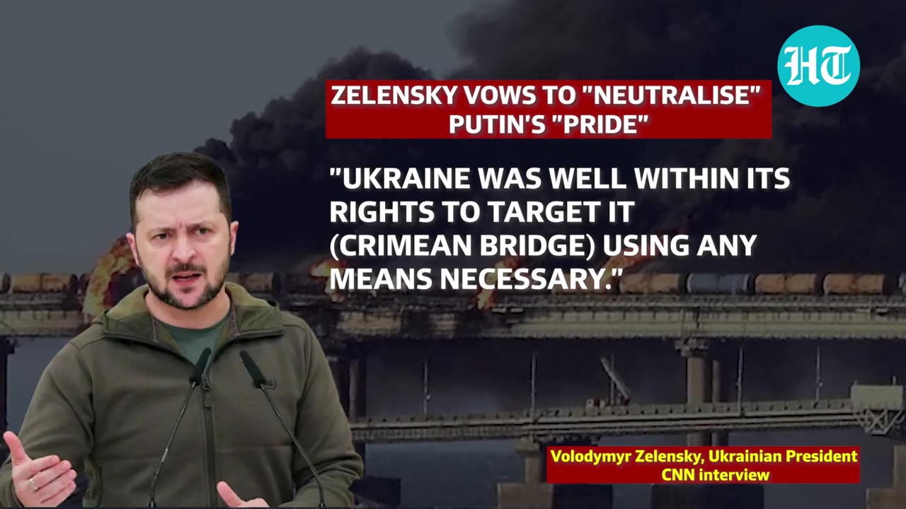 Zelensky Vows To 'Neutralise' Crimea Bridge; 'Legitimate Military Target...' | Details