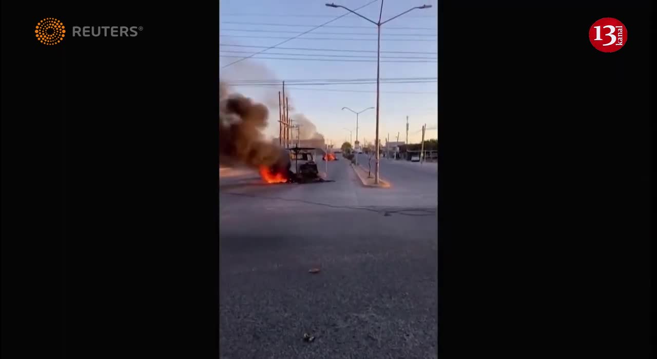 Mexican city affected by massive road blocks after drug lord’s arrest