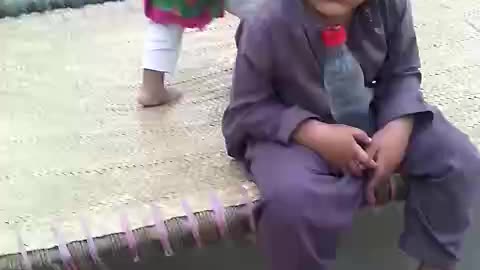 Funny children dance