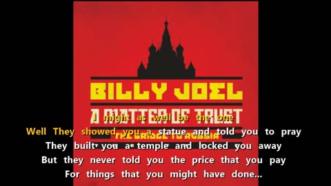 Billy Joel - Only The Good Die Young live {a matter of karaoke}