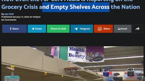 MSM Finally Talking About The Empty Store Shelves