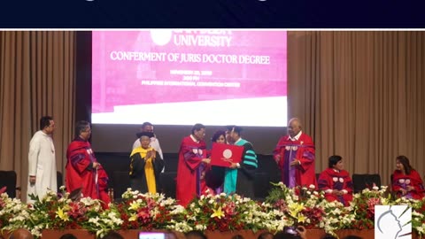 Dating Pangulong Duterte, ginawaran ng Juris Doctor Degree ng San Beda College of Law