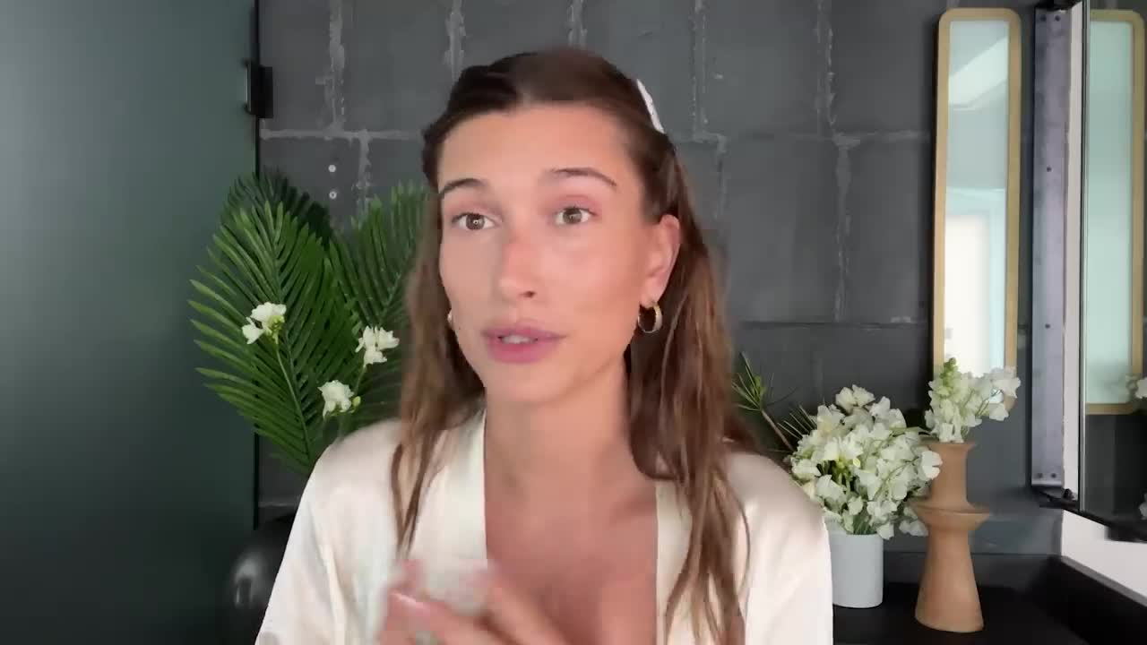 Hailey Bieber's Date Night Skin Care & Makeup Routine _ Beauty Secrets