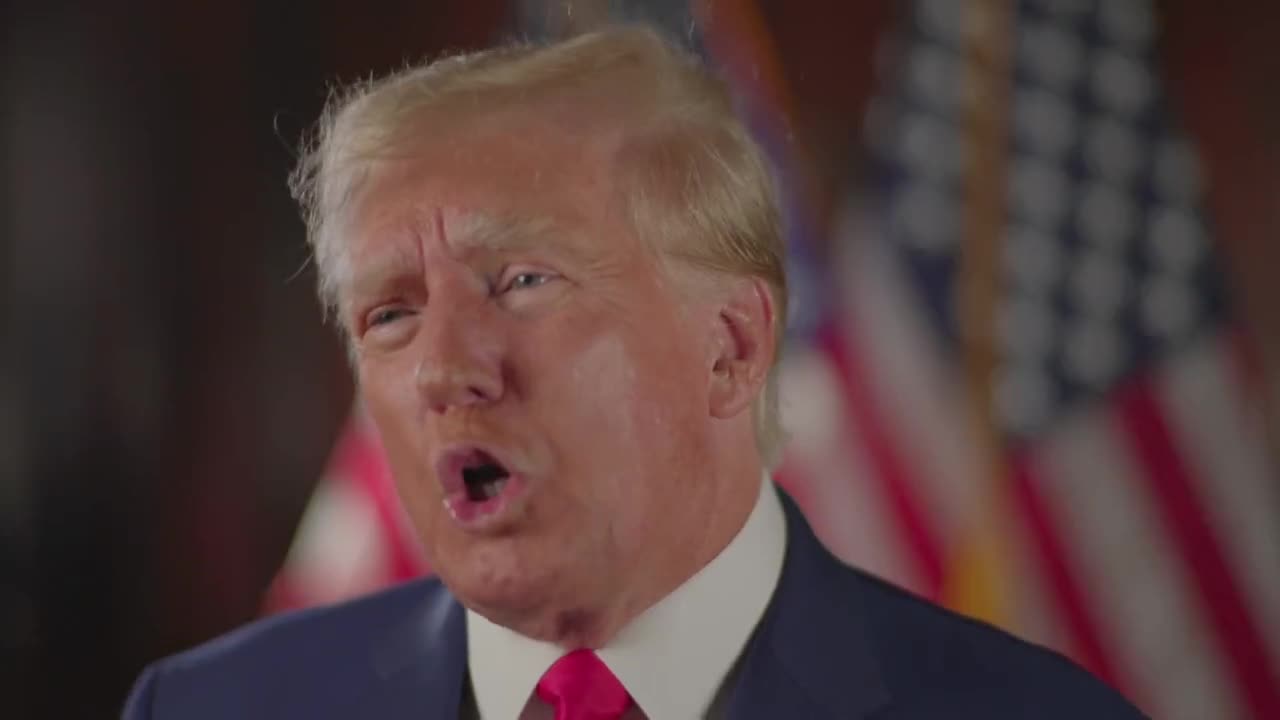 JUST IN: Trump issues new policy video, slams Biden on immigration.