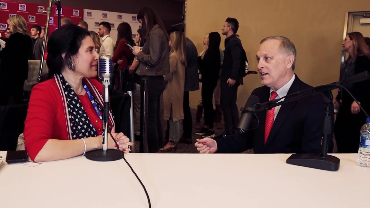 AmericaFest21 Congressman Andy Biggs talks with @Patriot Mom007
