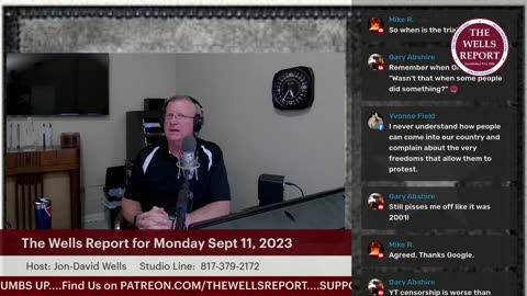 The Wells Report for Monday, September 11, 2023