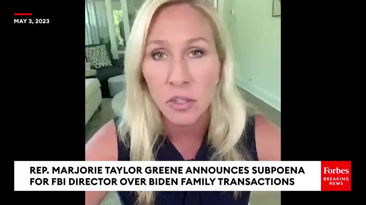 BREAKING NEWS: Marjorie Taylor Greene Reveals New Whistleblower For Alleged Biden Family Corruption