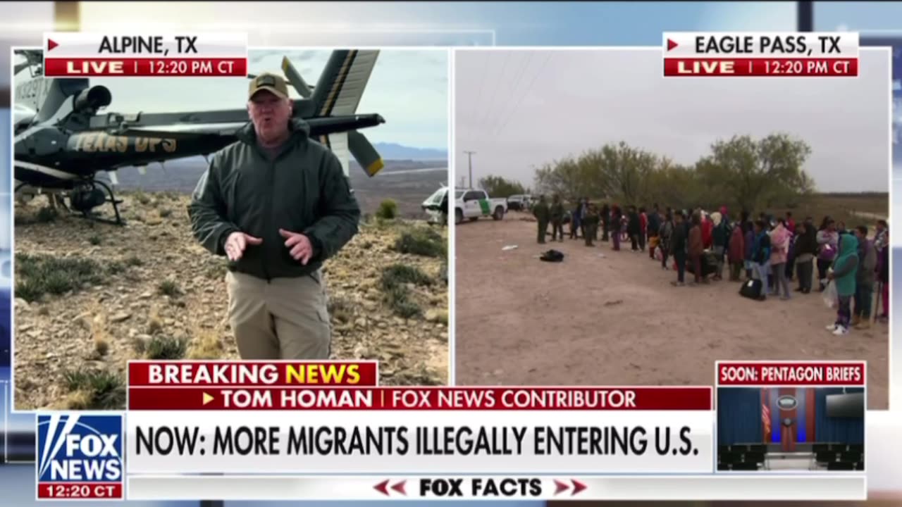 Tom Homan - I’m being told the November numbers coming out will be another historic record