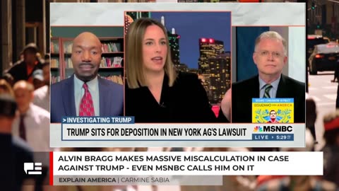 Alvin Bragg Makes Massive Miscalculation In Case Against Trump - Even MSNBC Called Him On It