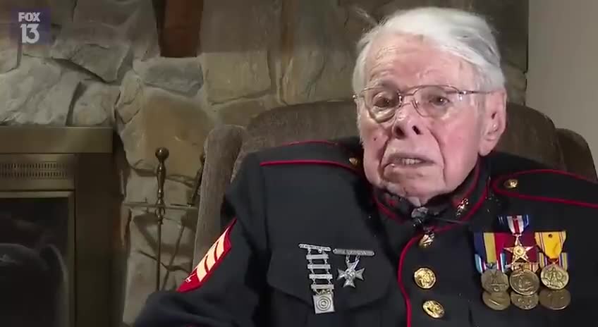 Hundred-Year-Old Veteran Breaks Down In Tears: Today's America "Is Not What Those Boys Died For"