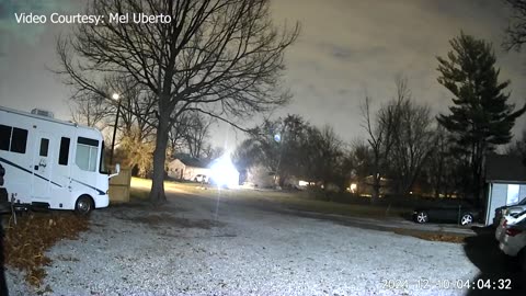 Meteors over Central Indiana