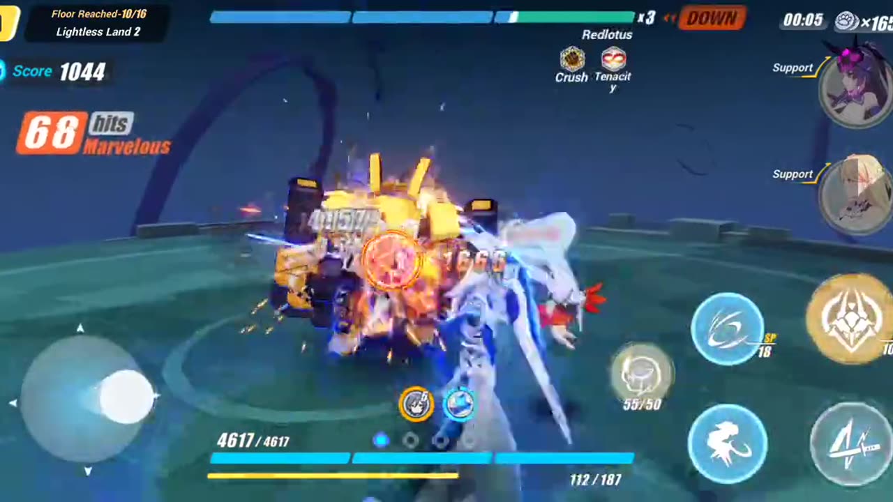 Honkai Impact 3rd - Elysian Realm Real Difficulty W/ Valkyrie Bladestrike Pt 3