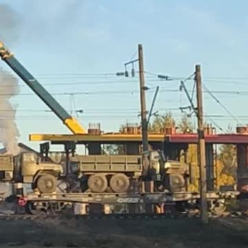 A train with T-72A tanks passed from Minsk towards Borisov