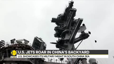 US Aircraft carrier in south China sea