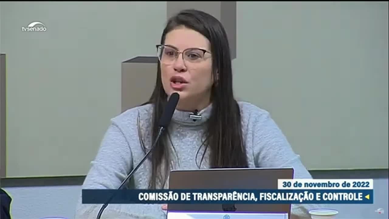 Bárbara (Canal “Te atualizei”) na Comissão de Transparência, Fiscalização e Controle - 30/11/2022