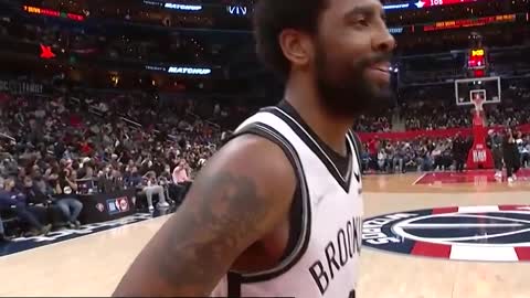 Kyrie got confused with the cameraman