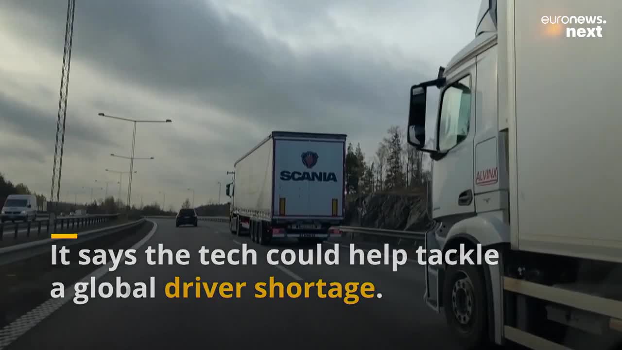 Amid a global driver shortage, this Swedish firm is aiming to put self-driving trucks on the roads