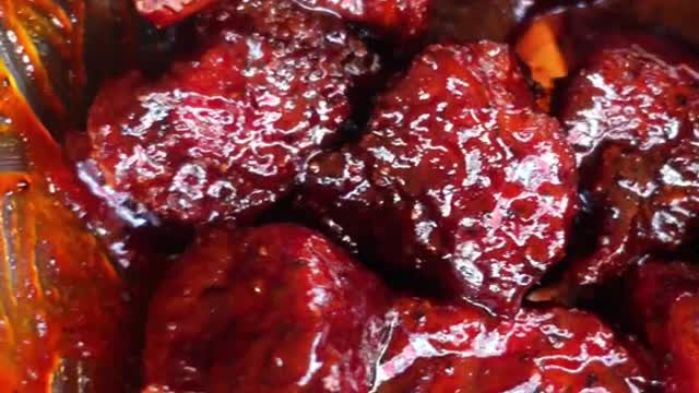 Pork Brisket Burnt Ends #brisket #porkbrisket #burntends #bbqtiktok #FomotionalFinds