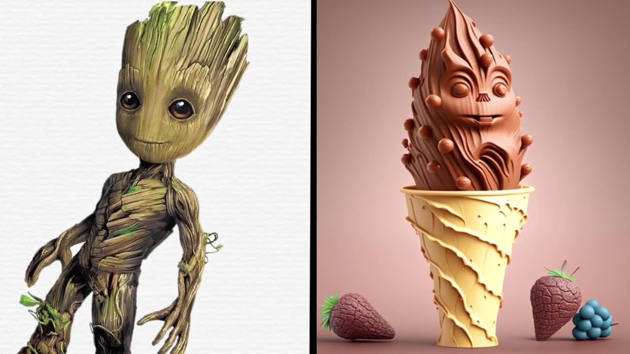 AVENGERS but ICE CREAM all Characters