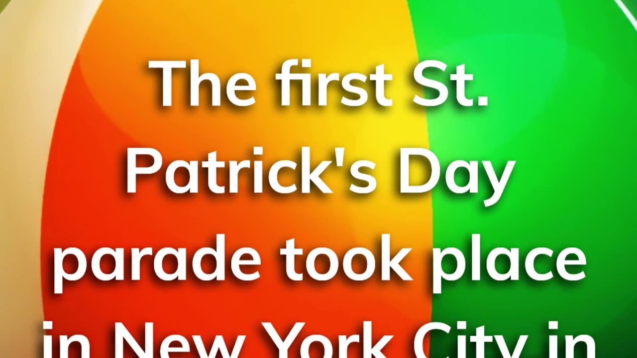 St. Patrick's Day Fun Fact