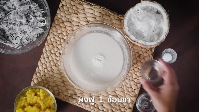 Broke on a self-made Thai dessert menu. It's good to sell.