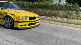 Bmw E36 Drift Car Fly By!