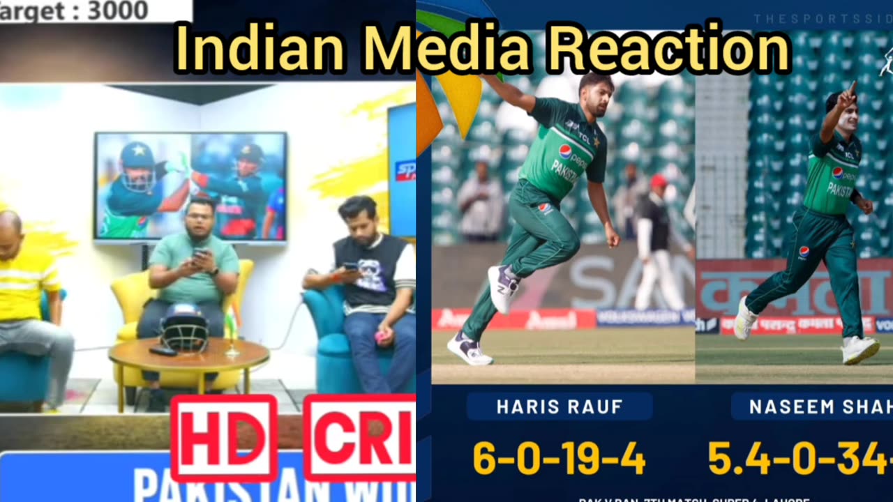Indian Media reaction to Pakistan.. Bangladesh