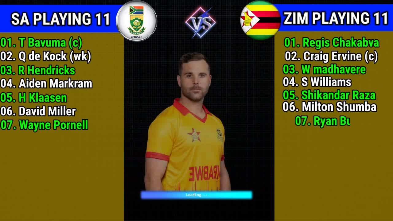 T20 World Cup 2022 South Africa vs Zimbabwe 18th Match Playing 11 Comparison SA vs ZIM