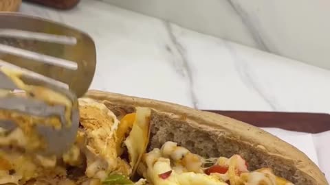 Chicken fajita sandwich 🥪🥪🤤🤤😋😋