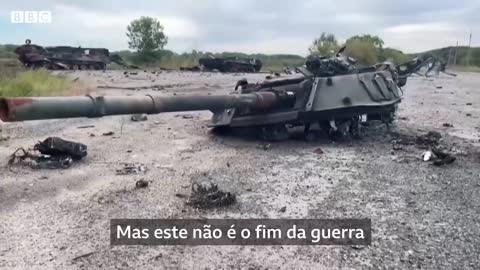 A surpreendente recuperação pela Ucrânia de território sob controle russo