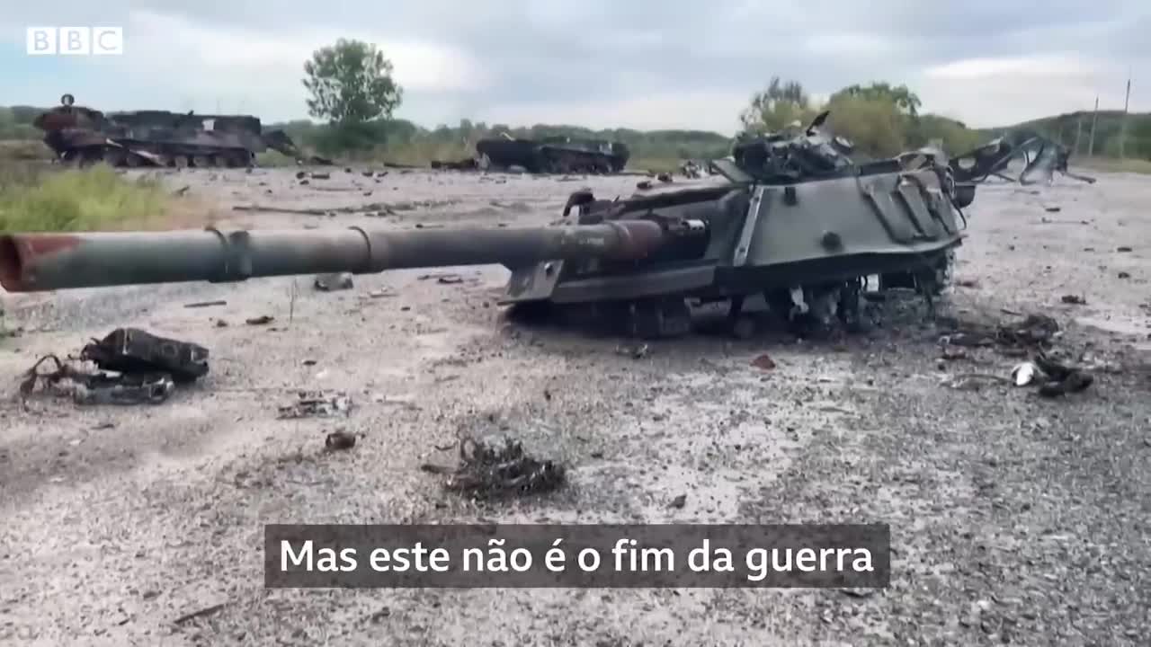 A surpreendente recuperação pela Ucrânia de território sob controle russo