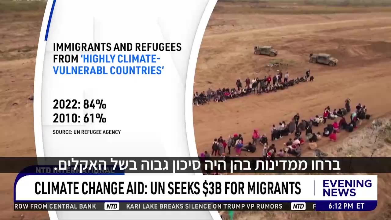 UN: mass immigration "due to... climate change..."