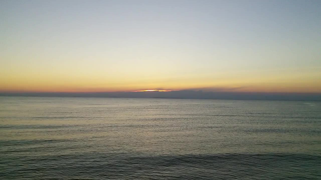 Sunrise Over Lake Winnipeg at Matlock Manitoba Canada