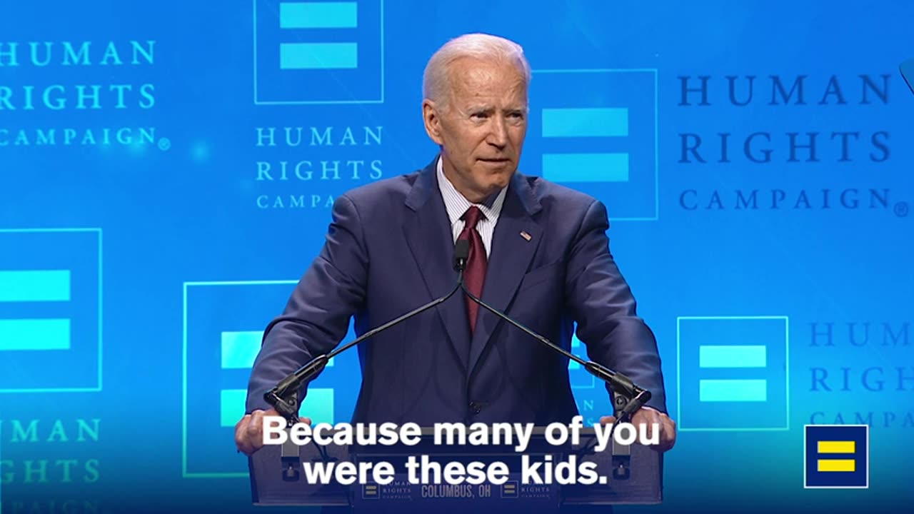 Quando PEDO JOE Biden🏳️‍🌈 disse sui giovani LGBTQ a giugno 2019: "Sono tutti nostri figli".Biden è per la piena uguaglianza per gli americani LGBTQ.NEL REGNO SANTO DI DIO quindi NO LGBTQIA+,SODOMITI,ZOOFILI,STREGHE