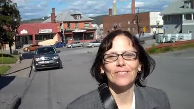 Joe Grinnell takes Rivkah to dinner and shopping in Madawaka, Maine, September 20, 2010