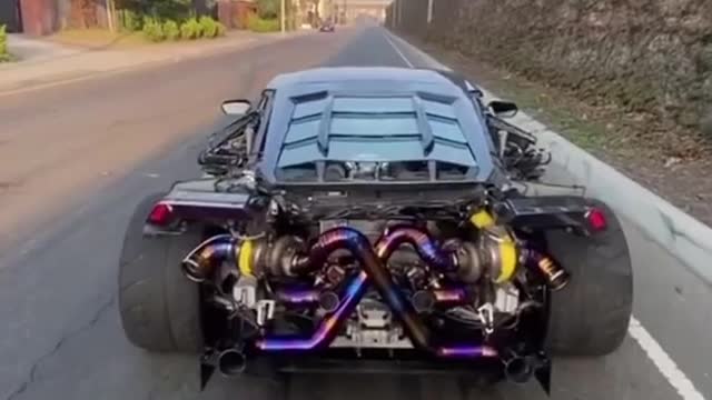 Twin_Turbo_Huracan_Exhaust_Sound(480p)😍