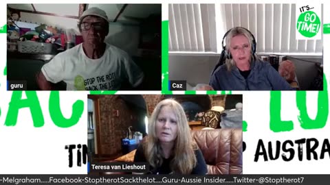 Guru and Caz with Teresa van Lieshout Wednesday 17 January 2024