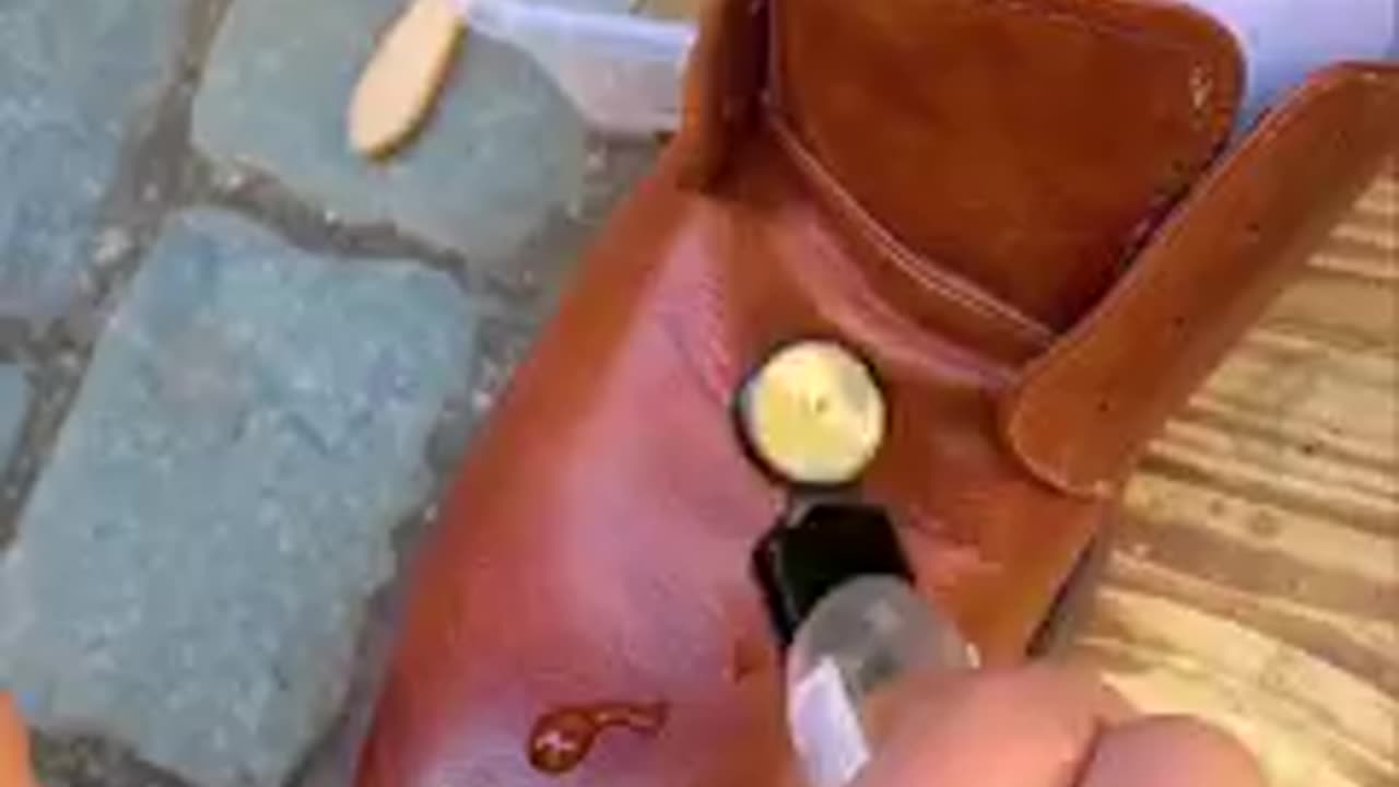 OMG 🤯 He made her boots like new 🔥😱