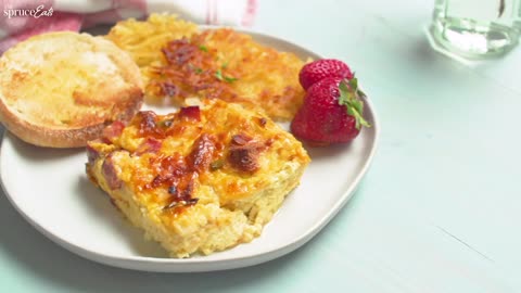 Western ham and egg casserole