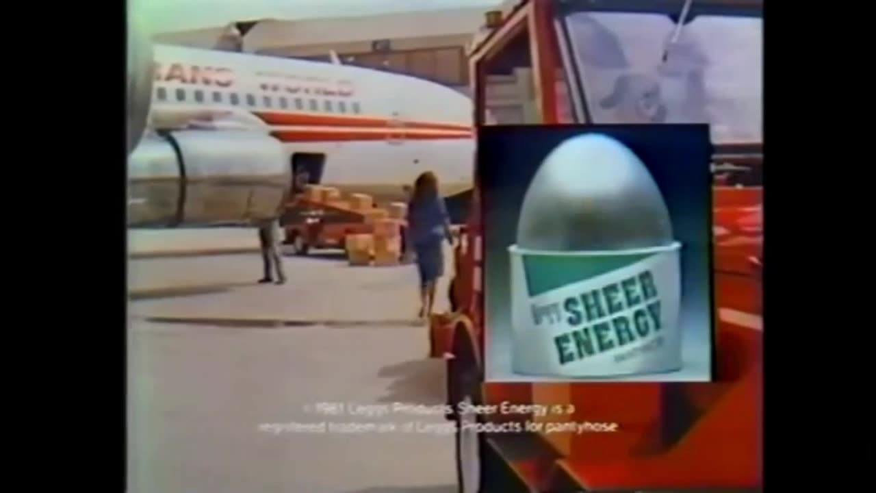 Sheer Energy Pantyhose TV Commercial - 1980's