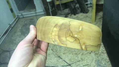 Woodturning poplar board