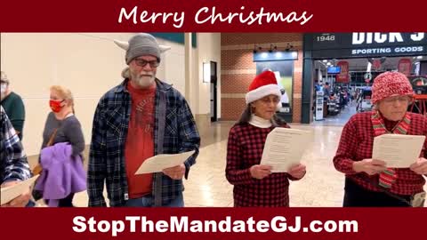 Christmas Carols at the Mall - Stop the mandate GJ