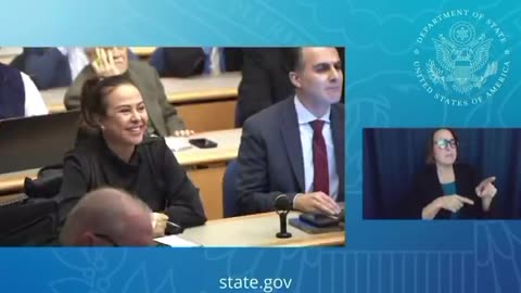 Watch reporters laugh after Miller says they support the ICC