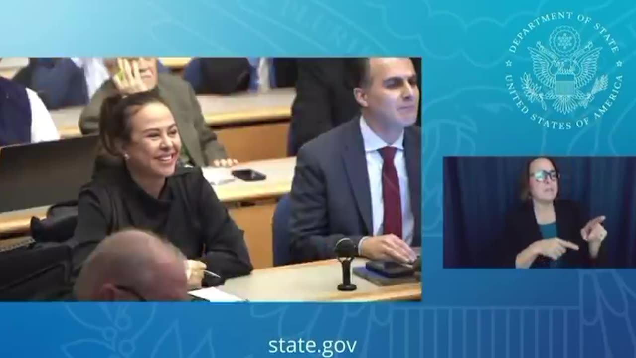 Watch reporters laugh after Miller says they support the ICC