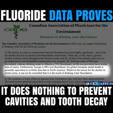 The Danger of Fluoride...